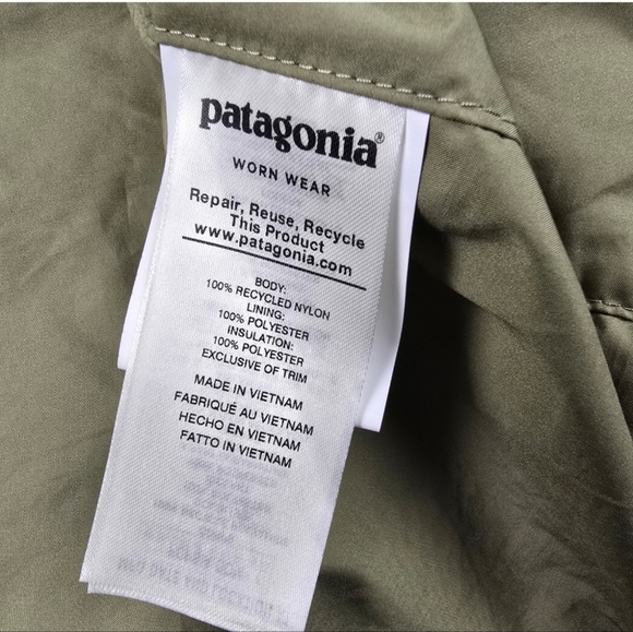 Patagonia Radalie Insulated Quilted Parka Long Coat Size Small - Picture 6 of 14